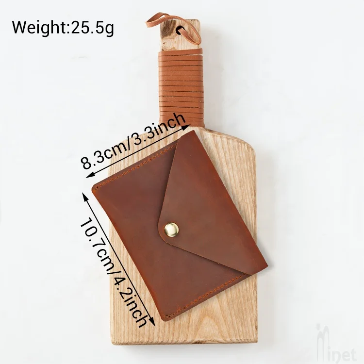 Handmade Simple Metal Snap Card Holders Coin Purse