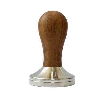 Coffee Tamper 51/53.3/58.35mm Coffee tool 304 Stainless Steel Barista Press Espresso Base Coffee Tamper