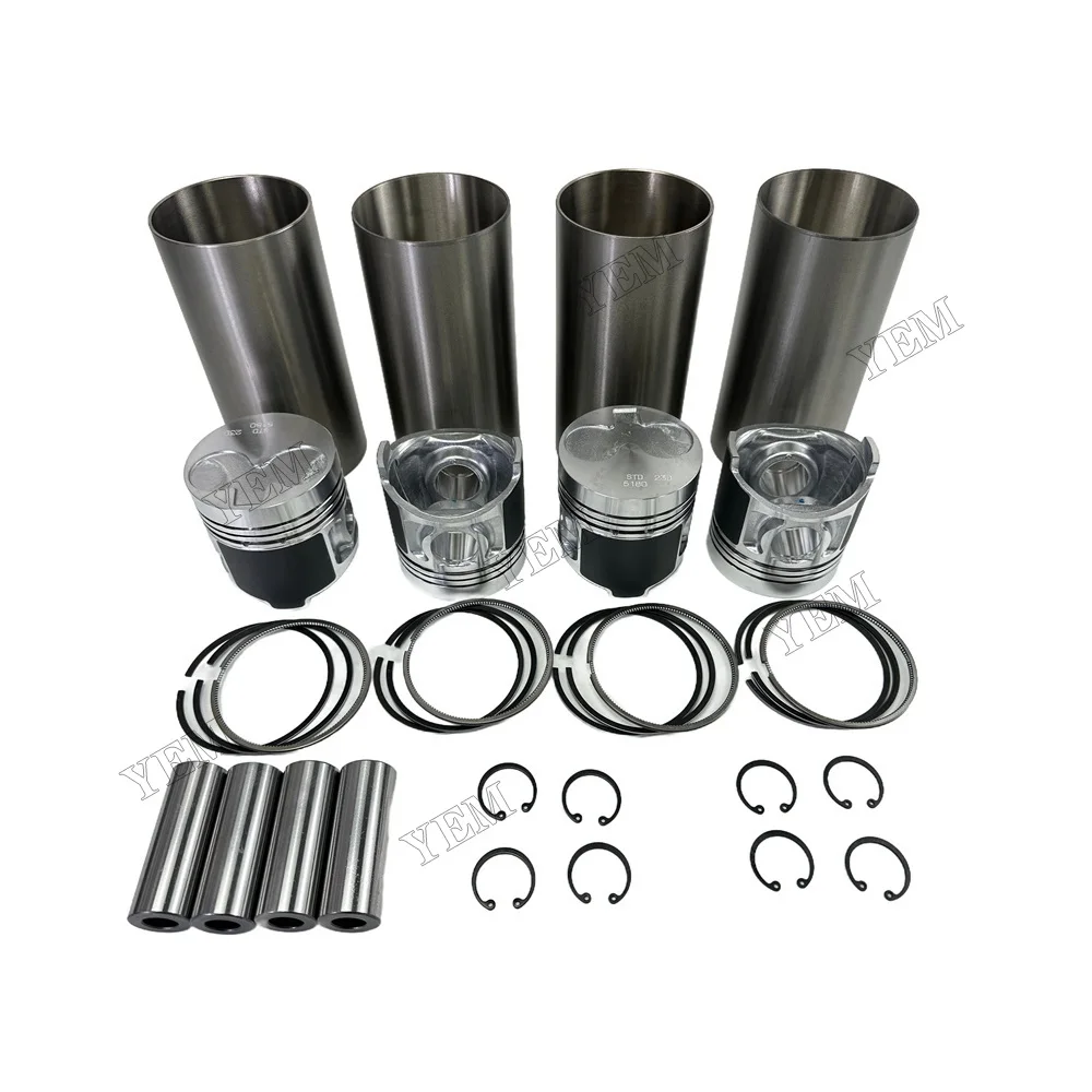 N844L N844T N844LT Piston With Rings Liner Set for Shibaura Engine STD