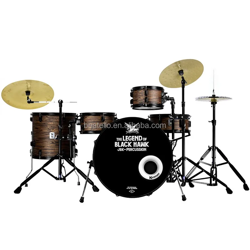 Beatello Professional 22'' Bass Drum Set - Portable Acoustic