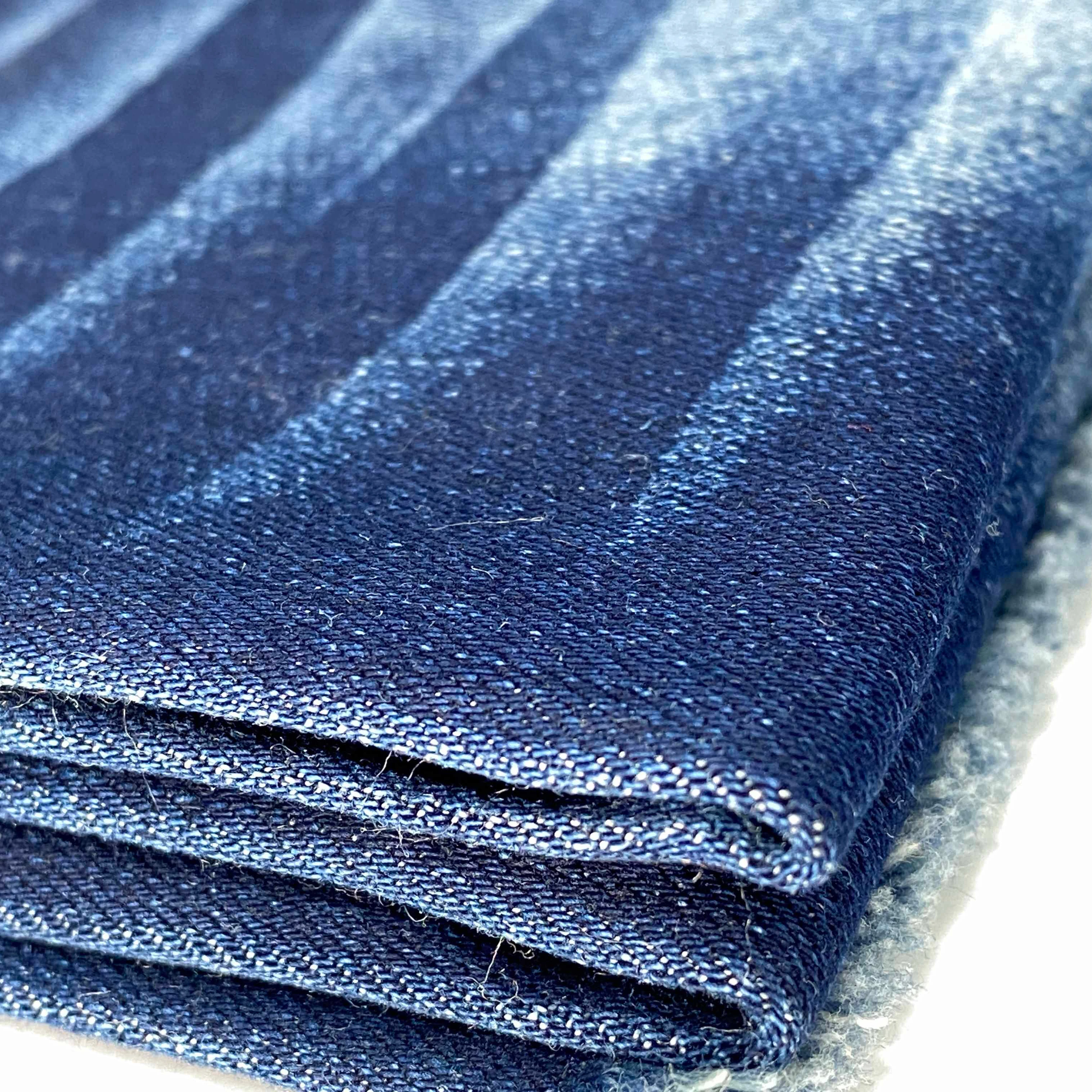 3/1 Jeans Fabric Oz Blue Twill Big Stretch Jersey Fabric Cotton Denim  Custom Conventional Cotton Denim Fabric for Jeans