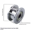 304H #   exterior 34 * ranura 10 * agujero 8mm