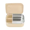 Beige [fiambrera rectangular de acero inoxidable 304]]
