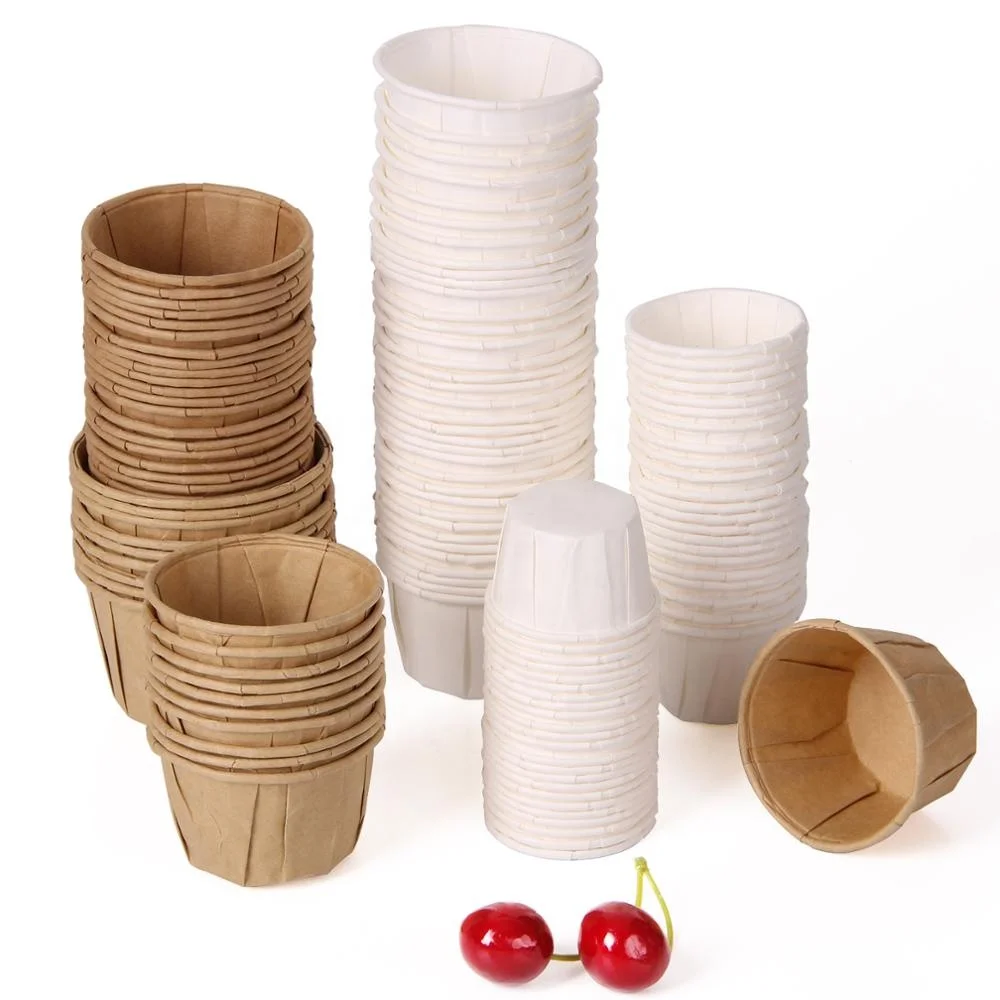 small paper biodegradable sauce cup,disposable paper