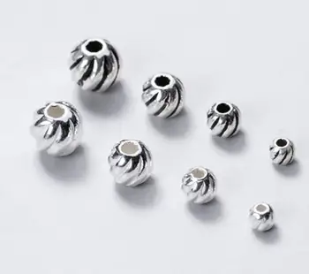 925silver watermelon spacer beads antique silver color