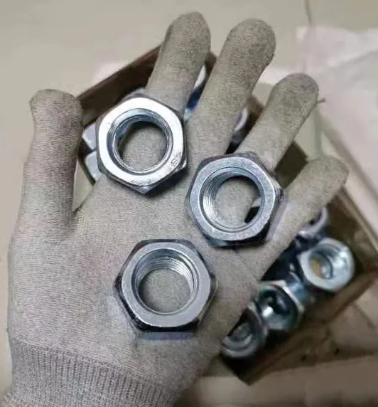 Din934 Galvanized Hex Nuts Factory Direct Sales Grade 4 Grade 8 Grade10  M24 M27 M30 M33 Hex Nut