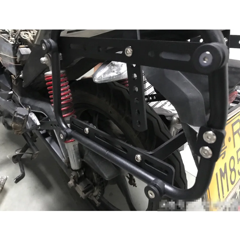 Motorcycle Side Box Rack - Universal Tail Luggage Solution