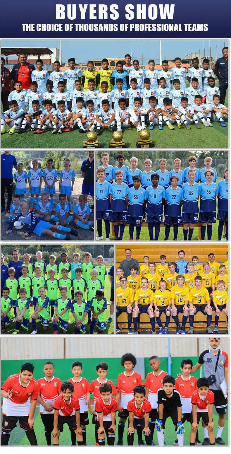 Wholesale Custom 100 Polyester Cheap Children's Soccer Jersey