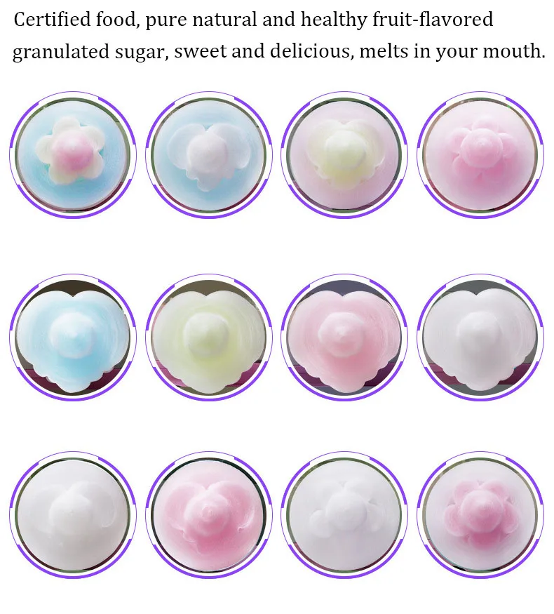 Factory Direct Cotton Candy Vending Machine Support Multilanguage