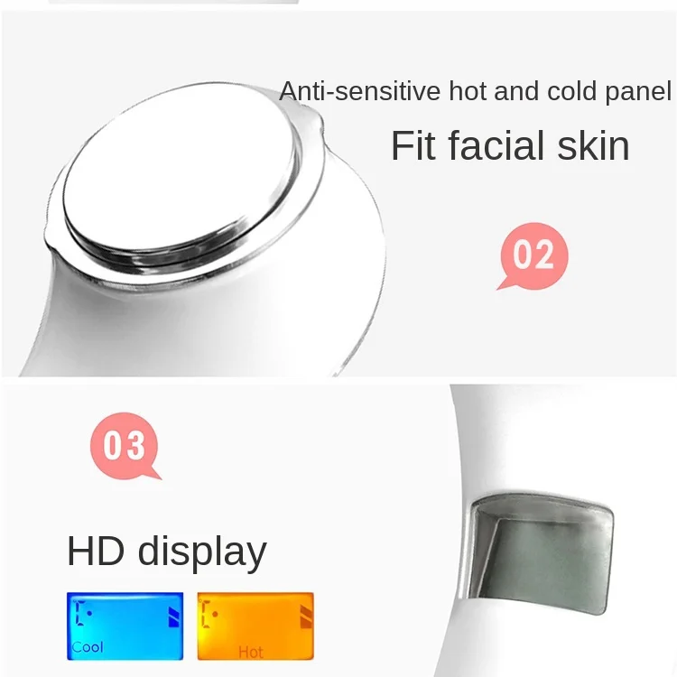 Home face introduction instrument hot cold beauty instrument multifunctional makeup remover beauty instrument import export