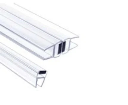 Bande magnétique transparente à la mode et moderne pour porte de douche en verre, joint latéral étanche, anti-fuites, pour salle de bain