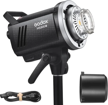 Godox MS300V 300W 2.4G Built-in Wireless Receiver Lightweight Compact and Durable Studio Flash detail image