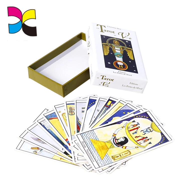 Высокое качество упаковка коробки печать четырёхцветная автотипия Бумага для художественной печати обычай игра карты Таро