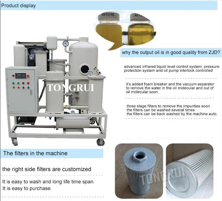 Hydraulic Oil Filtration System Centrifugal Equipment