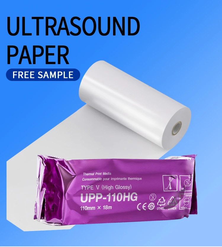 Upp 110hg 110s High Glossy Ultrasound Thermal Printing Paper For Sony Black And White Video 8438