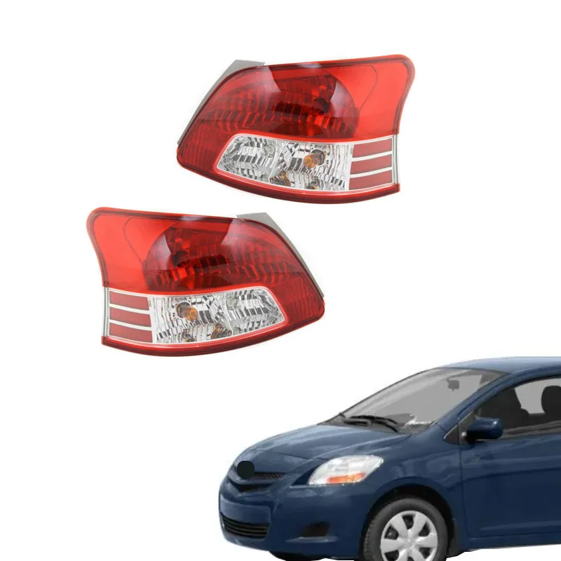 Car Spare Parts Body Kit Rear Light LED Tail Lamp For Toyota Yaris S Sedan 2008 2009 2010