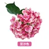 Hortensia individual 3D en color rosa empolvado