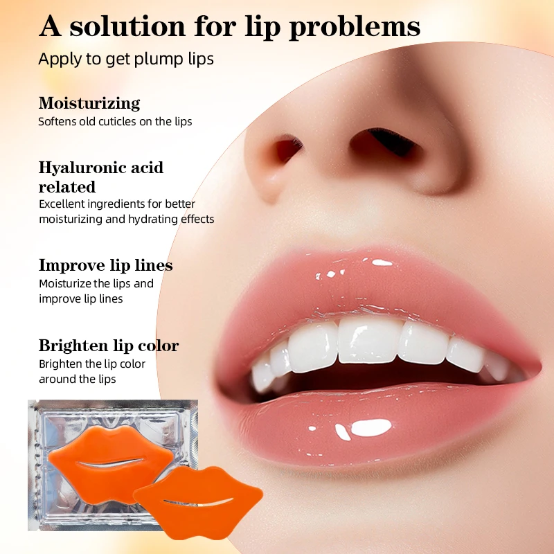 Customized ODM SPA Vitamin C Orange Lip Mask Lightening Moisturizing  Hydrating Sheet Lip Scrub Private Label| Alibaba.com