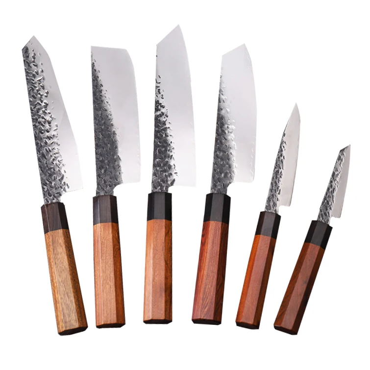 KINGWISE Piece Professional Japanese Kitchen Knives High Quality