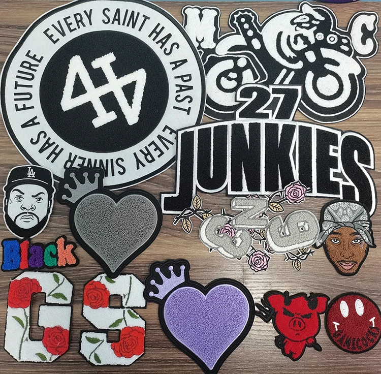 Custom No Minimum Iron On Patches Custom Embroidered Patches Heat Press