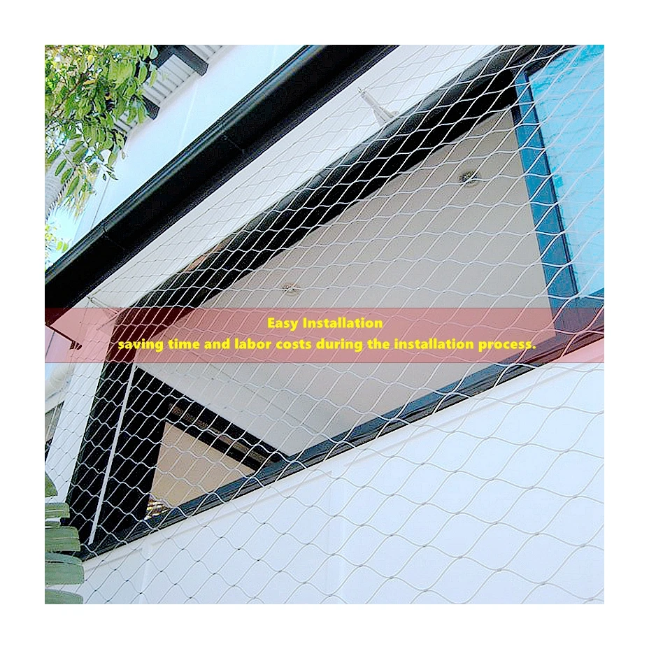 Parrot Enclosure Woven Rope Mesh Aviary Mesh Ferrule Cable Net Bird ...