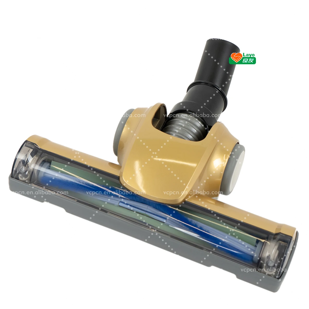 FACTORY VACUUM CLEANER ACCESSORIES SPARE PARTS NORMAL TURBO FLOOR DUST BRUSH HEAD WITH PP HAIR RUBBER & DETACHABLE ROLLER BRUSH