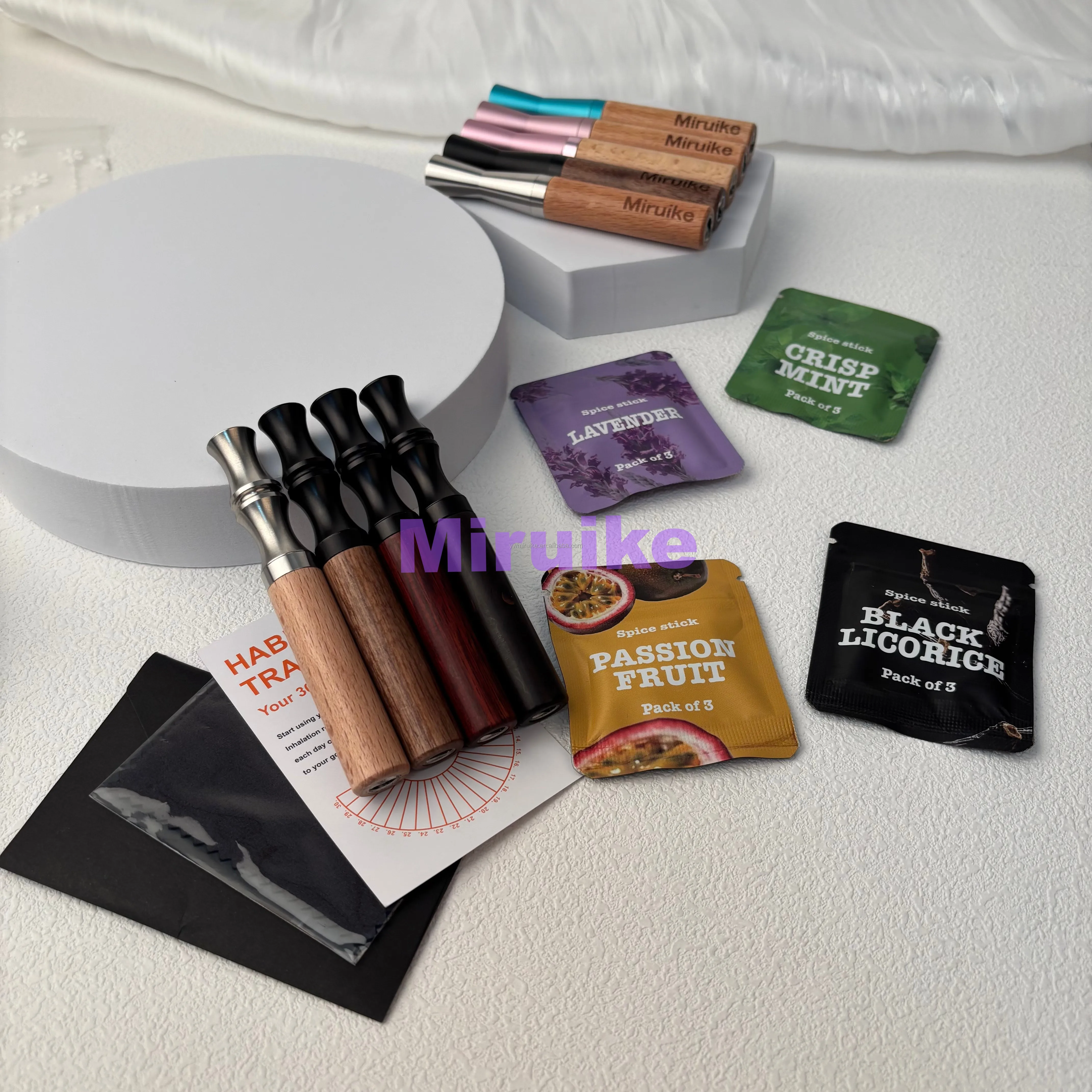 Quit Smoking Inhaler Wood Aromatherapy Inhaler Stick for Essential Oil ...