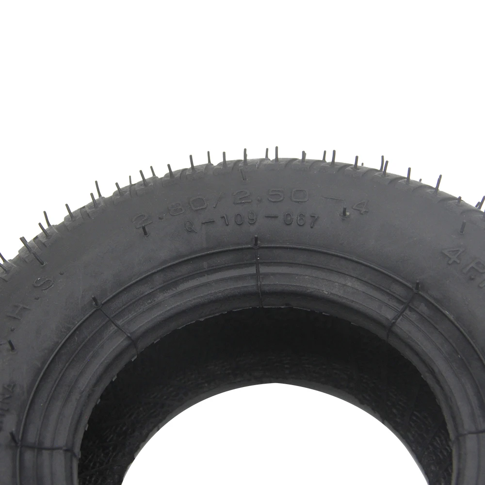 2.80/2.50-4 Off-Road Rubber Tires for Skateboard & Scooter Electric Inflation Wheel Accessories Parts