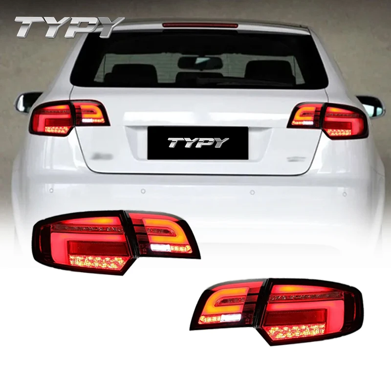 Car Tail Lamp Rear Lamp Modified LED Tail Light Turn Signal Lamp Brake Light For Audi A3 Hatchback 2003 2012