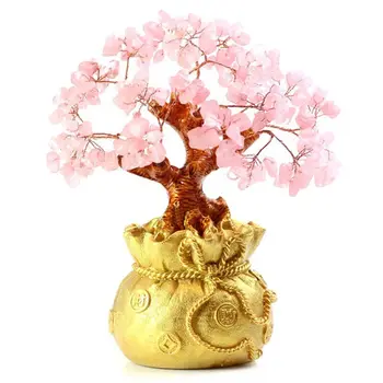 wholesale fengshui natural gemstone stone fortune tree for sale