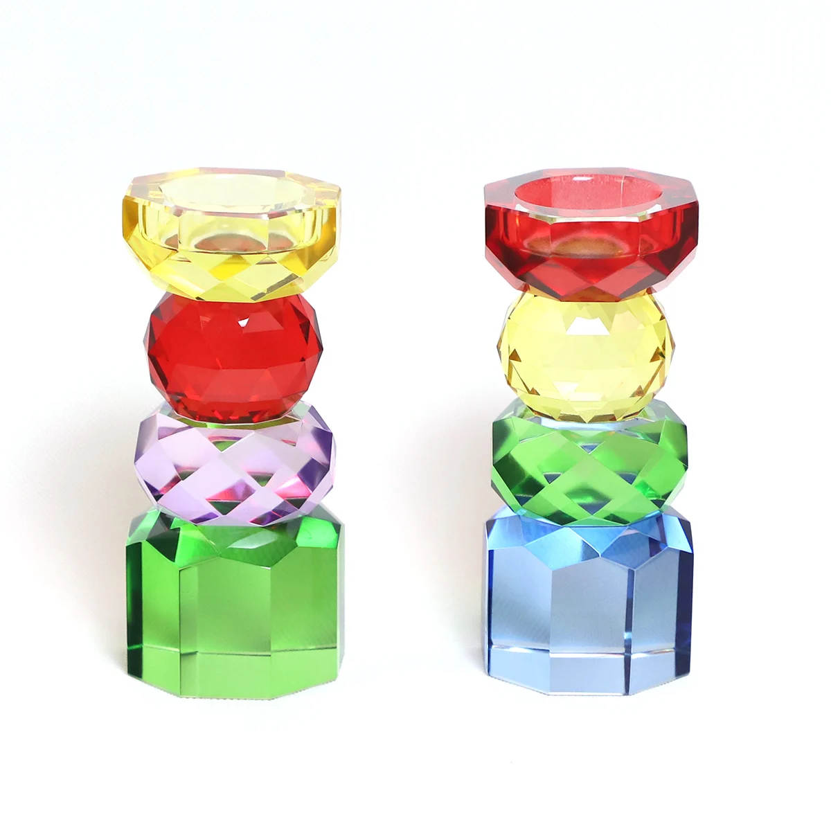 Тешки квадратни држачи за tealight свеќи декоративни композиции за домашен украс и брачни торжества