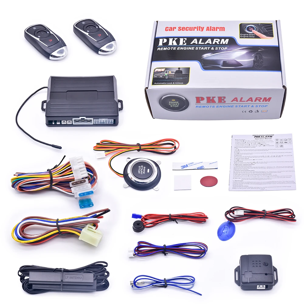 EASYGUARD 車 セキュリティ カーアラーム キーレス リモート エンジン Amazon | EASYGUARD 2ウェイ自動車アラームシステムEC204 PKE