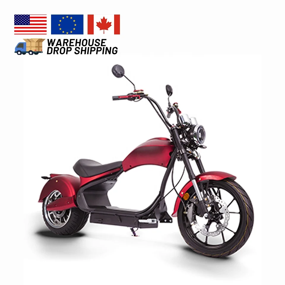 4000w Fast Speed Electric Citycoco Chopper Long Range Electric Scooters