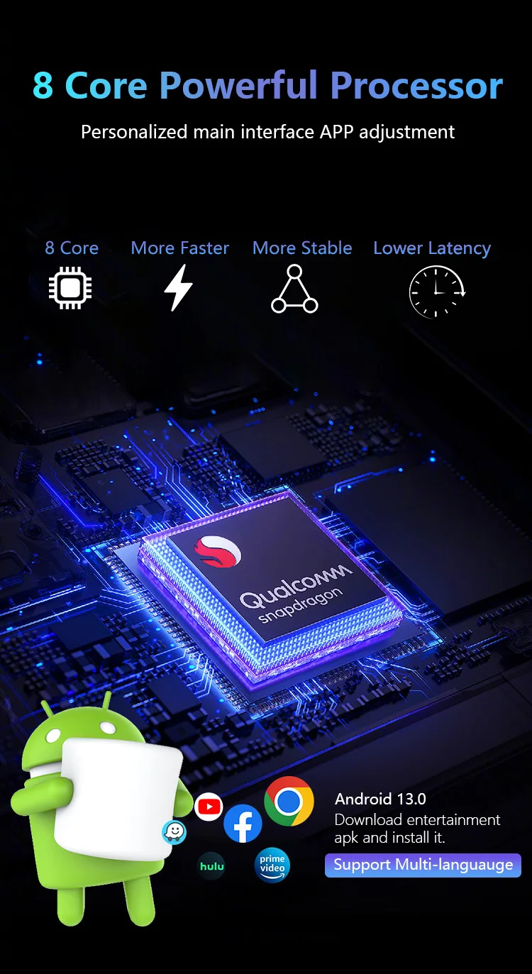 QCM 6225 Android Wireless CarPlay Mini AI Streaming Smart TV Android  Stream Box for Cars