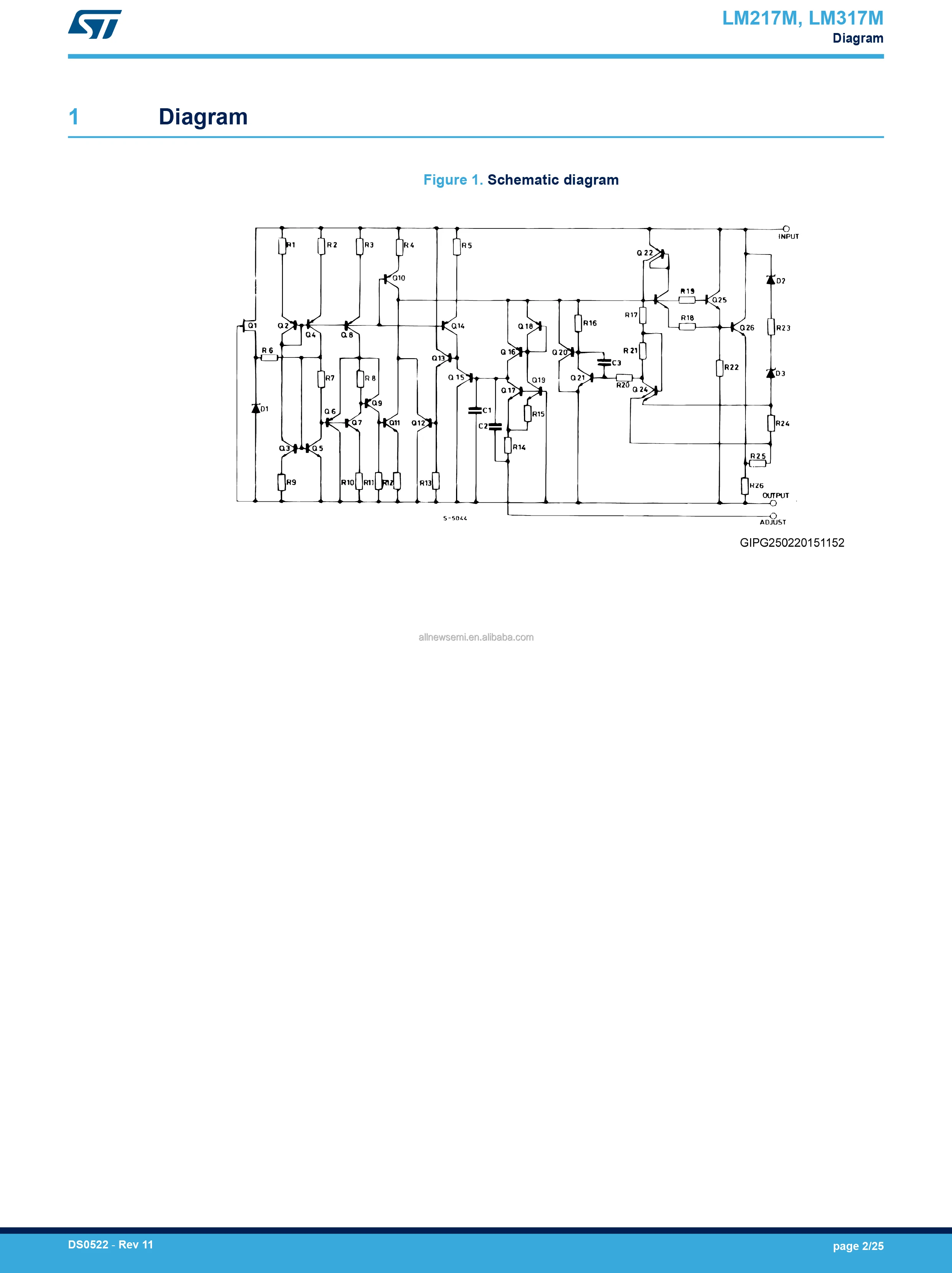 Hot sale Original LM317MDT-TR IC REG LINEAR POS ADJ 500MA DPAK Linear Voltage Regulator IC Positive Adjustable 1 Output