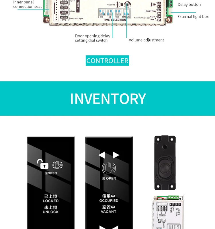 CUMU Special Room Induction Switch Automatic Door Touch Free Mini Switch Disabled Channel Switch