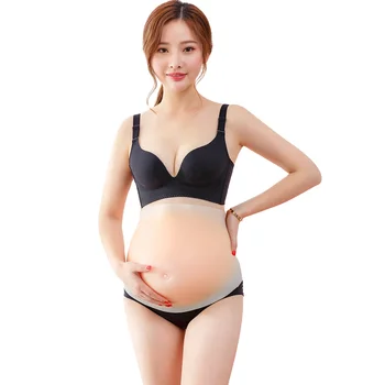 wholesale Unisex Belly Memory Foam Pregnant Belly Props Transformation Silicon Belly