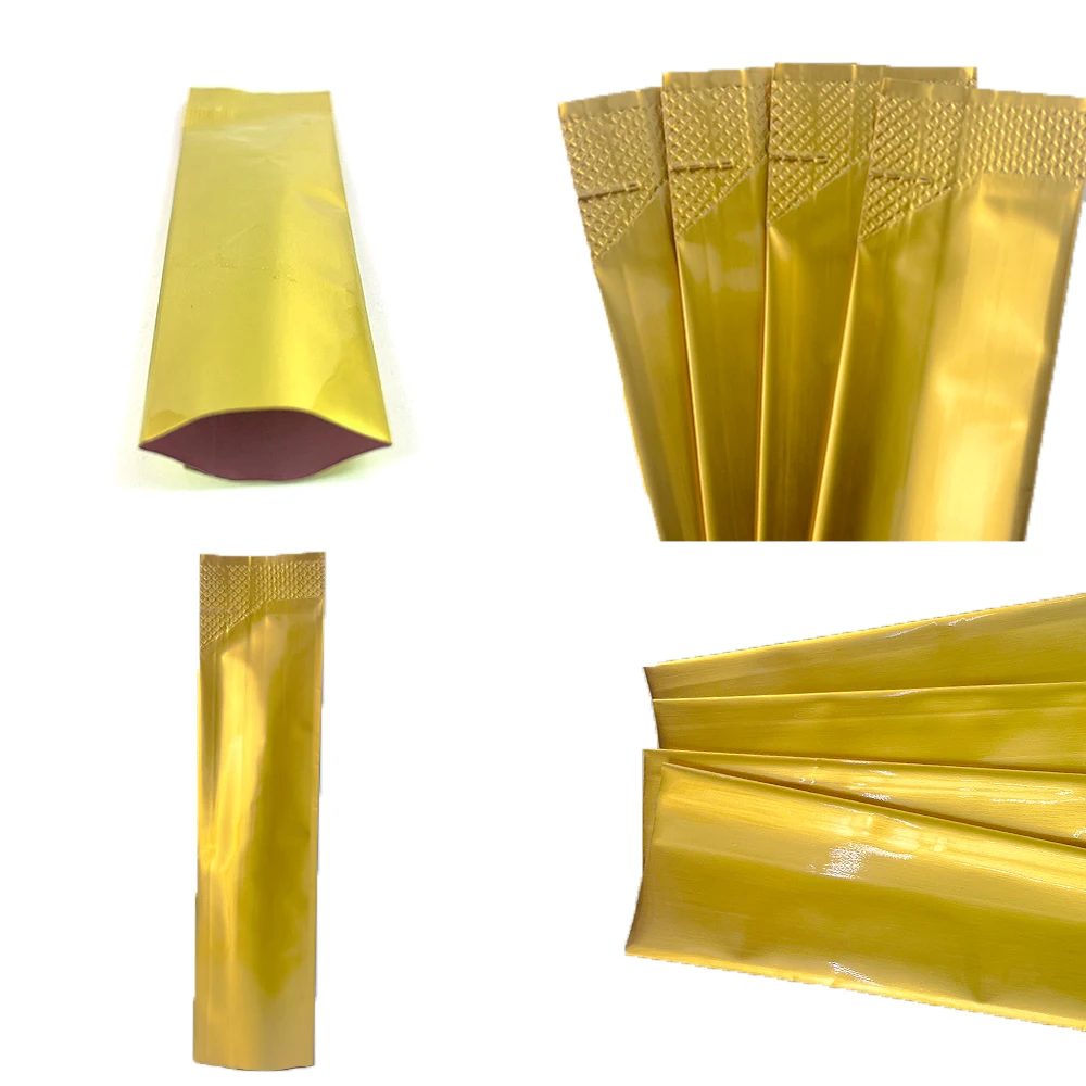 Small Coffee Packing Tube Sachet Coffee Packaging Bags Sachet Tea Powder Packaging Bags Heat Seal Foil Powder Sample Sachet