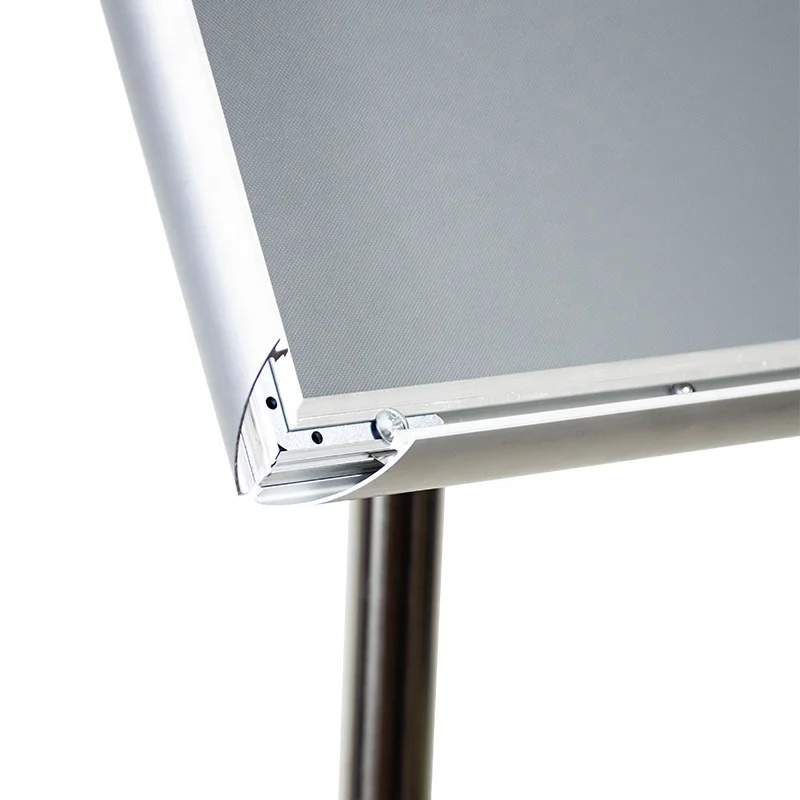 Free Standing A3 Poster Display Floor Stand Aluminum Frame Post Frame