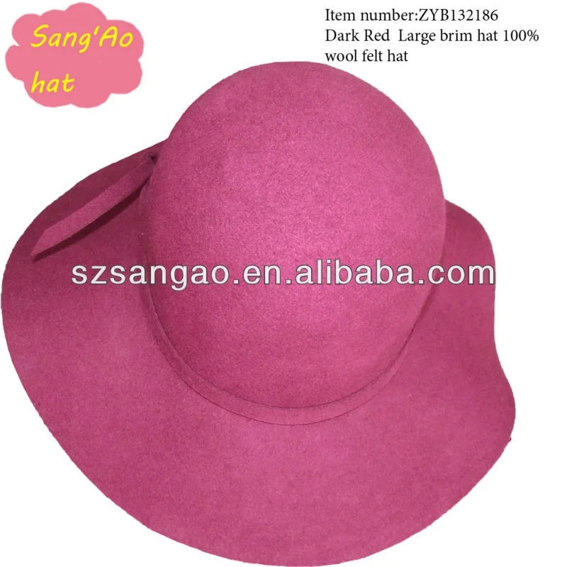Making Wool Felt Fez Hats15cm Wool Fedora Around Top Hat for Man