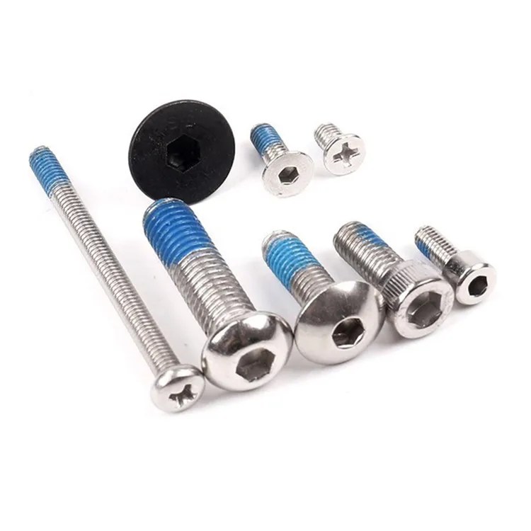 Nylon Lock Patch Thread Hex Socket Button Head Set Screw