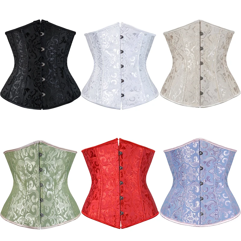 Plus Size Corset V Neck Tanks Bandage Short Crop Top Vest for Women Sexy Bondage Lace Up Bustier Corset