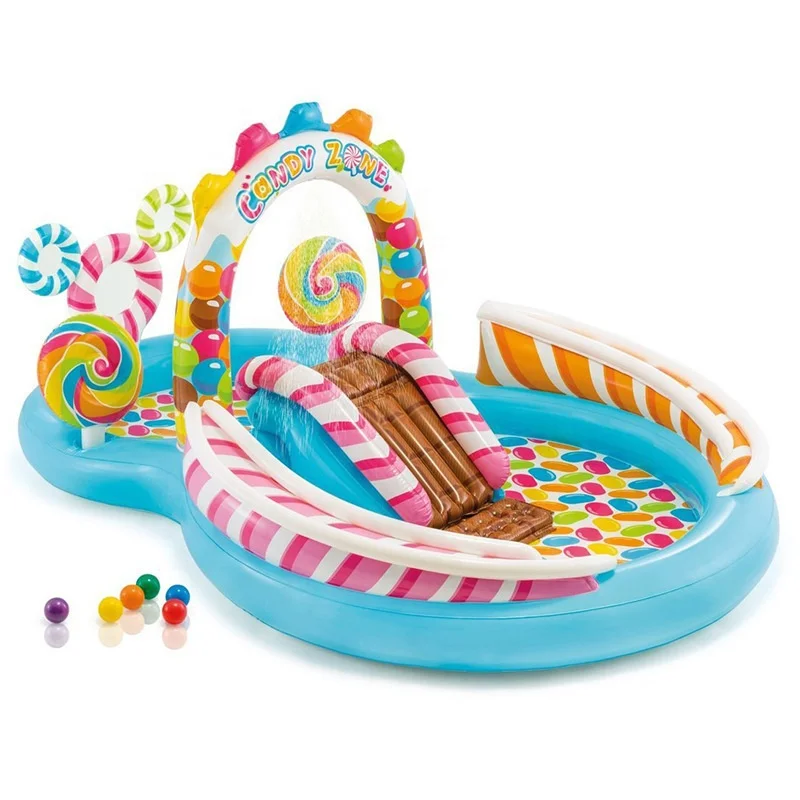 Intex 57149 Candy Zone Inflatable Play Center for Water Parks