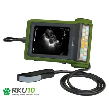 ultrasonido ecografo rku10 Portable Vet Ultrasound Scanner/Machine With 6.5mhz Rectal Probe for KAIXIN RKU10