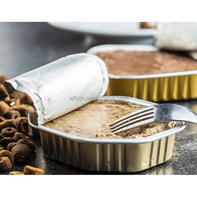 Automatic Linear Tray Filling Sealing Machine Cat Pet Food Aluminum Cup Packing Machine  Aluminum Tray Filling Sealing Machine