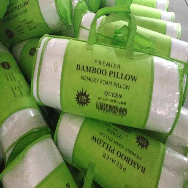 Custom Shredded Memory Foam Pillows Bretahable Bamboo Bed Pillow