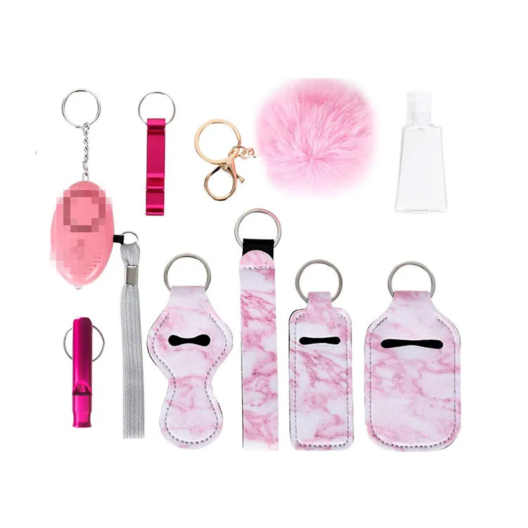 New Product Gift Self Defense Keychain Set Products Safety For Woman ...