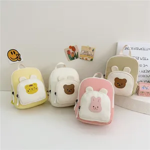 New Styles Little Bags Packaging for Children Wholesale Cartoon Design Kids School Girl Bags Customized Kindergarten Backpack