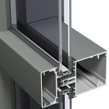 Architectural Aluminum Profiles Glass Curtain Wall Profiles Exterior ...