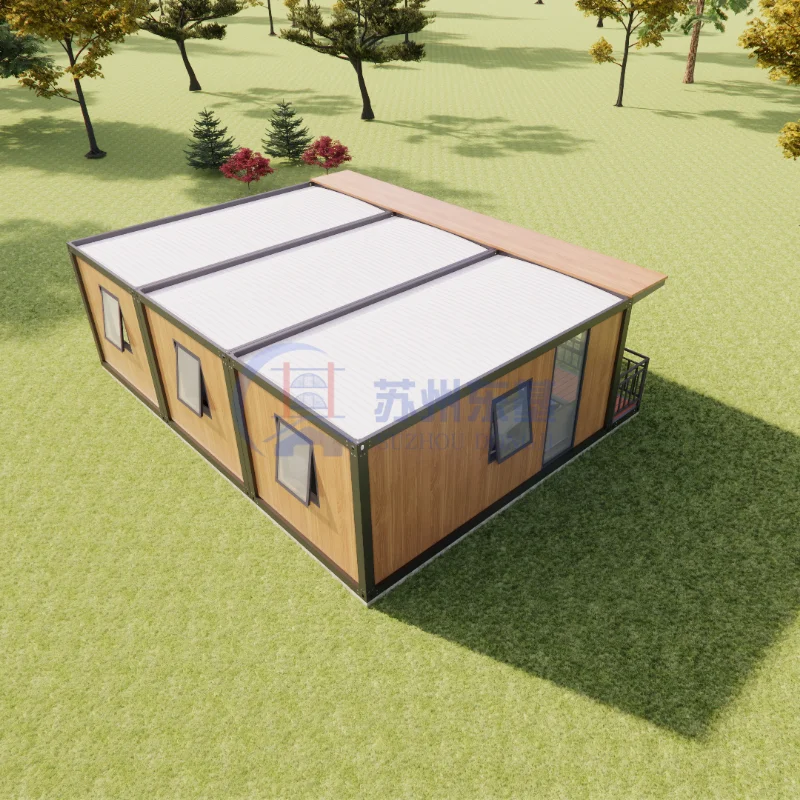 Biệt thự 30ft màu gỗ có kính, khung thép, tiền chế, lắp ráp được, phòng khách, container tháo rời, nhà gia đình, nhà ở, văn phòng